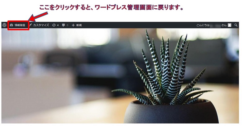 ホームページ表示