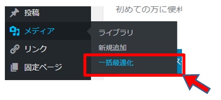一括最適化メニュー