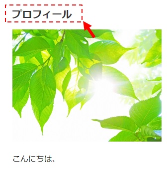 プロフィールｎイメージ